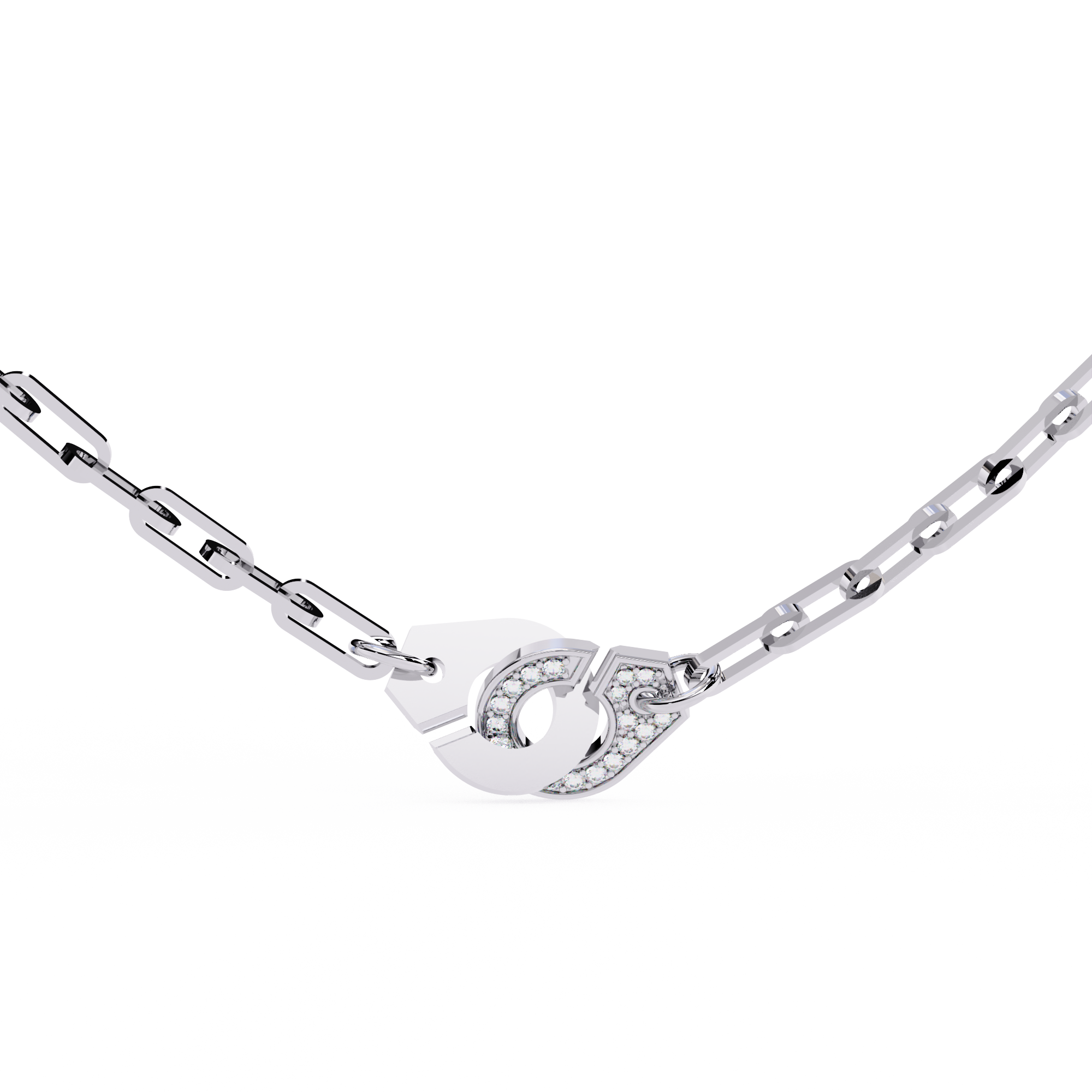Elarvienne Interlocking Infinity Necklace